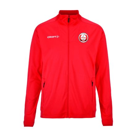 KV Wordt Kwiek - Trainingsjack Heren rood en zwart